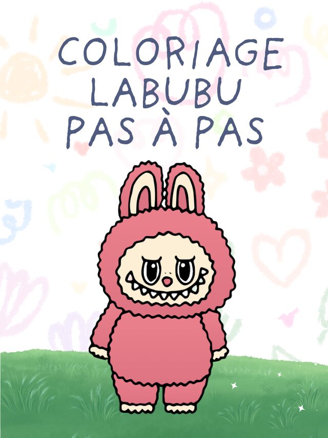 Coloriage Labubu – pas à pas facile