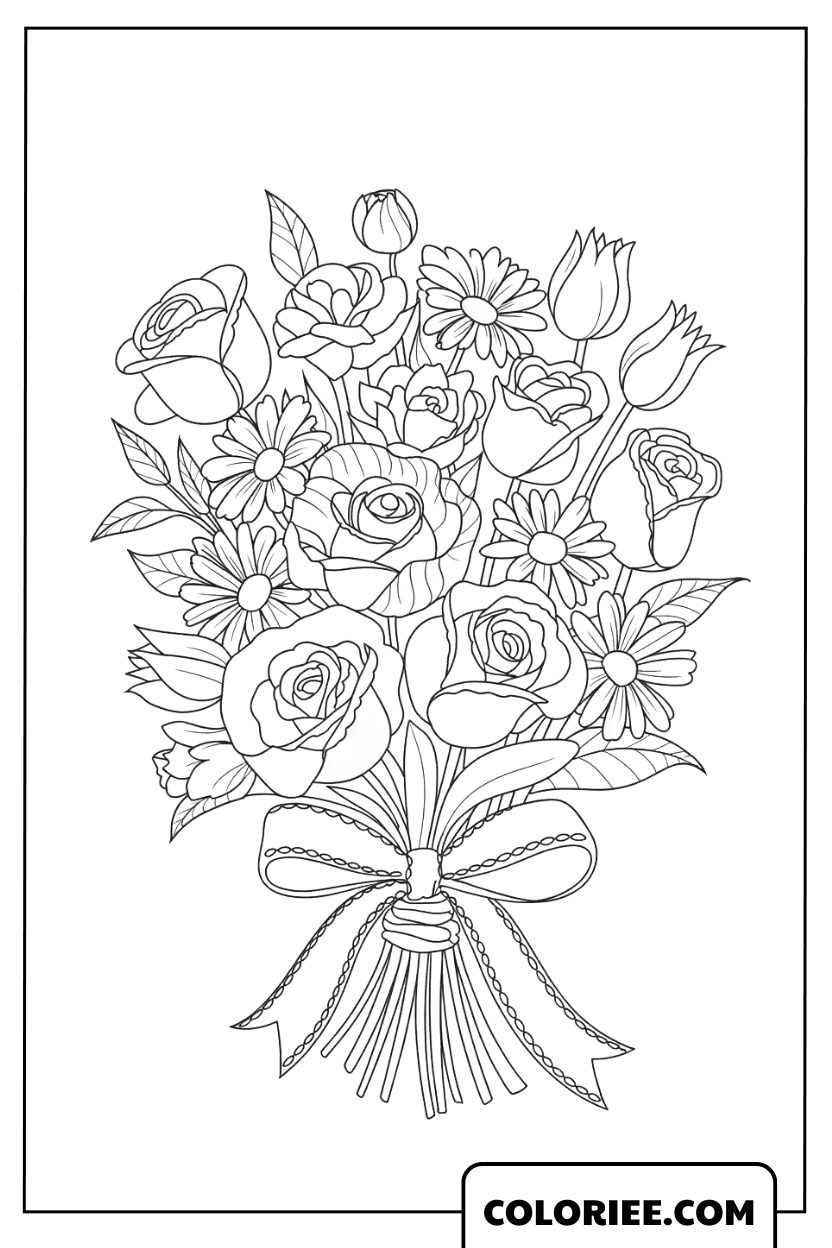 Magnifique bouquet de fleurs