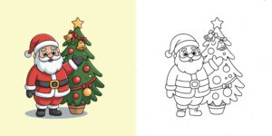 coloriage noel ft