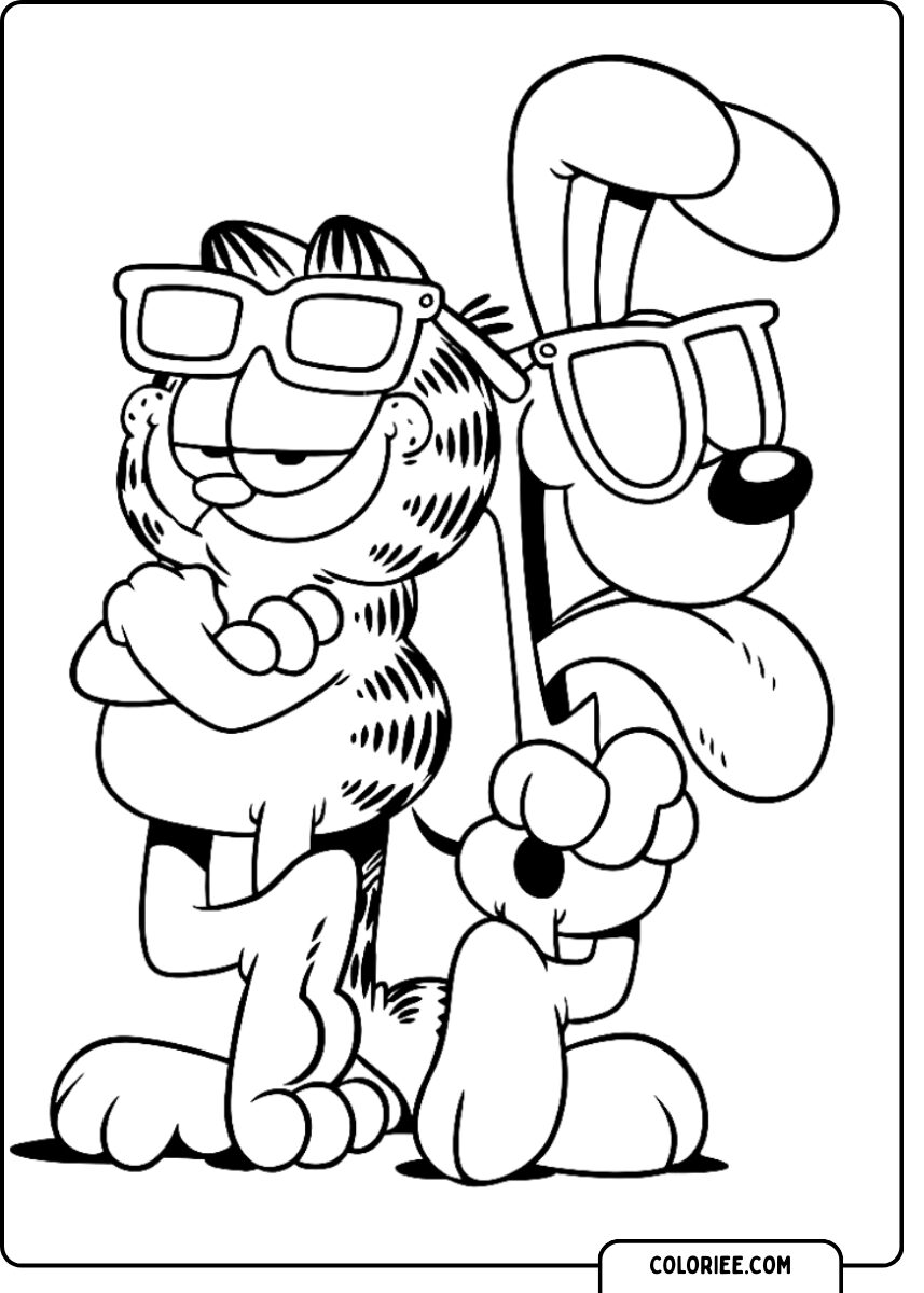 Garfield et Odie