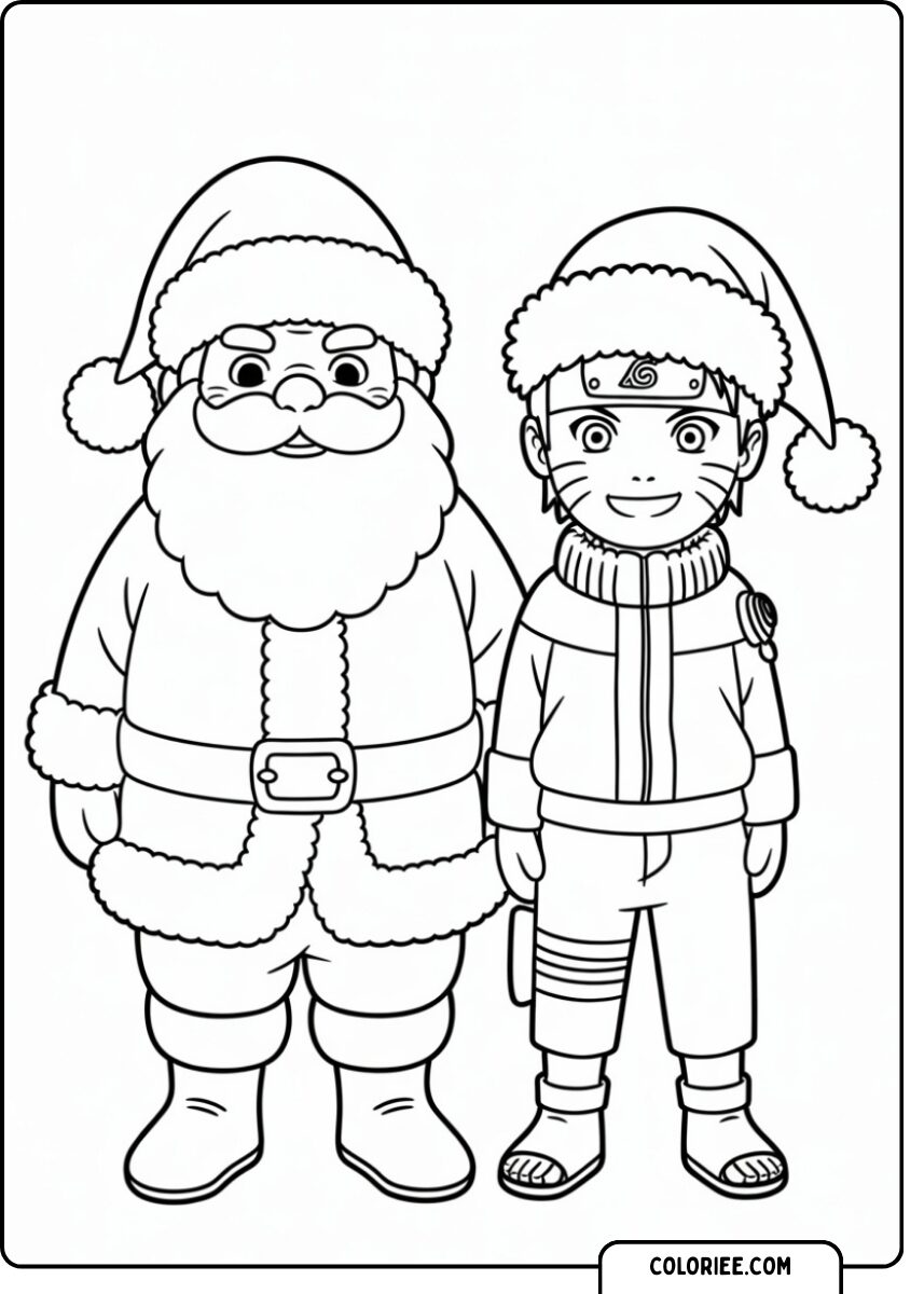 Père Noël et Naruto