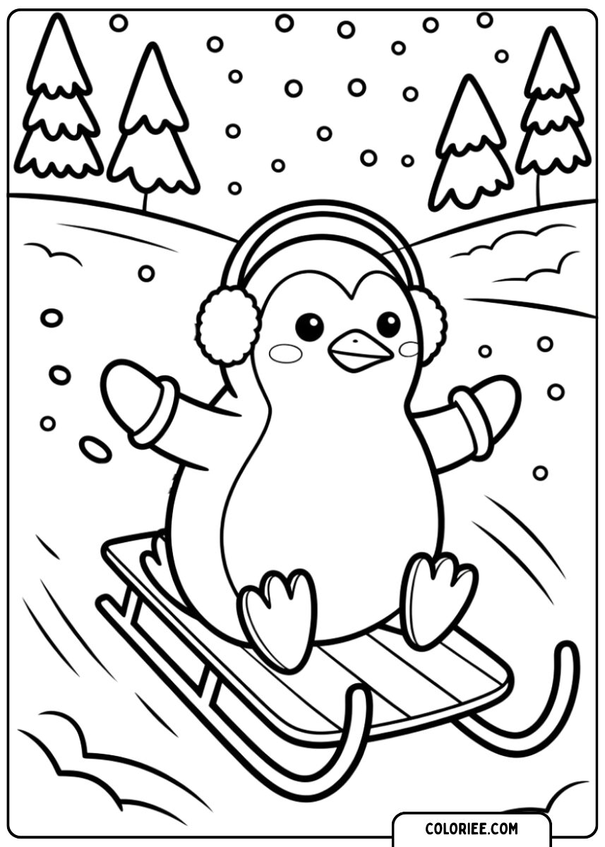 Pingouin glisse