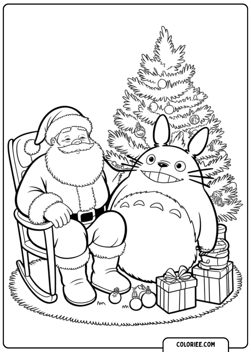 Père Noël et Totoro