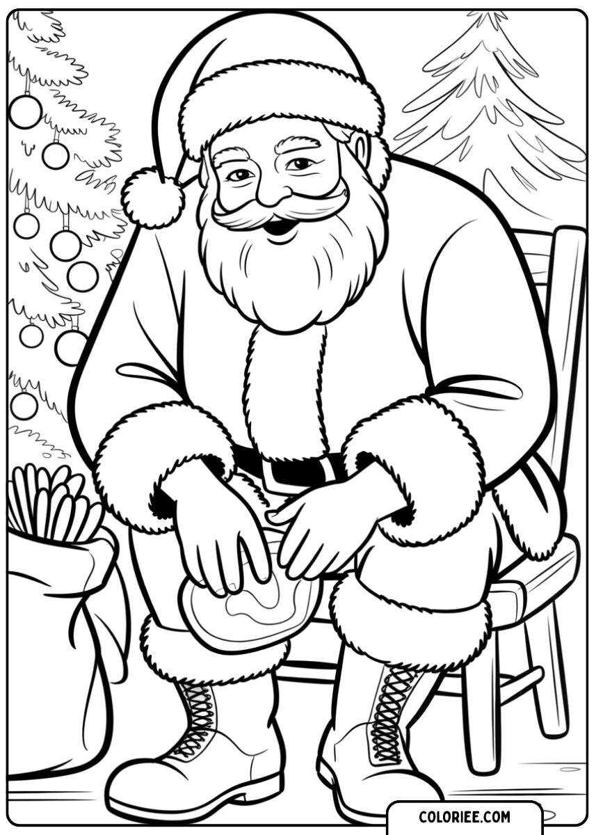 Papa Noël se repose