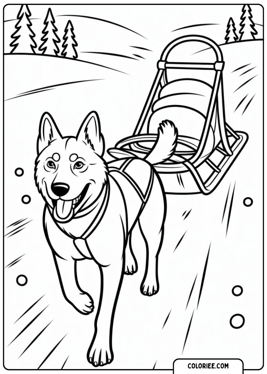 Chien de traîneau