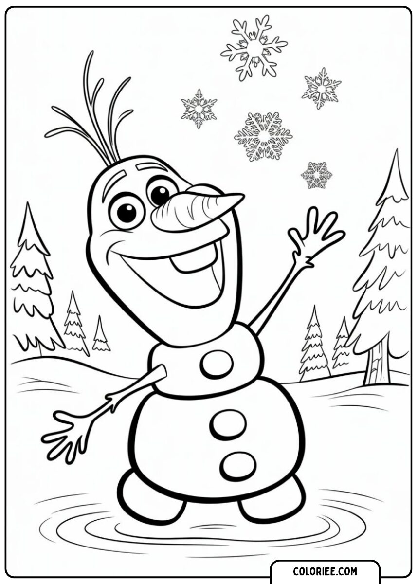 Olaf et les flocons