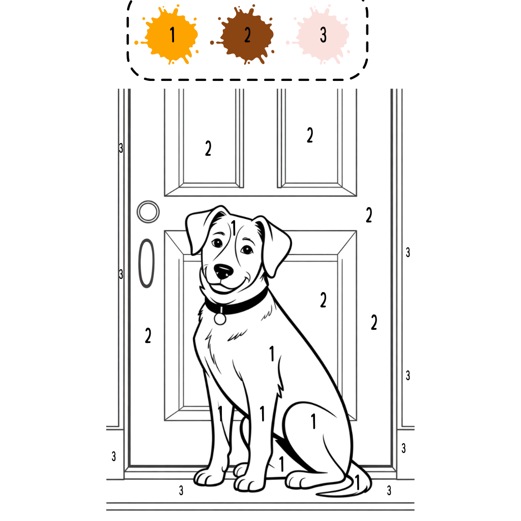 Coloriage Chien