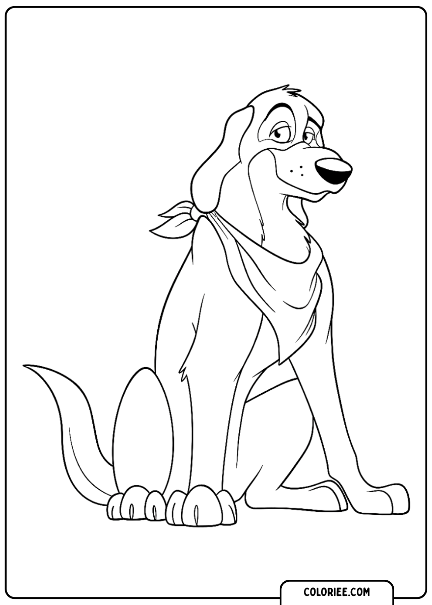 Le chien au foulard