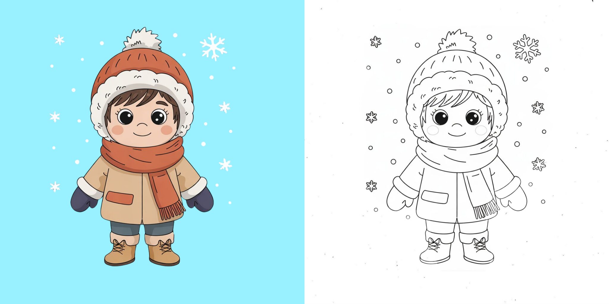 Coloriage Hiver ft