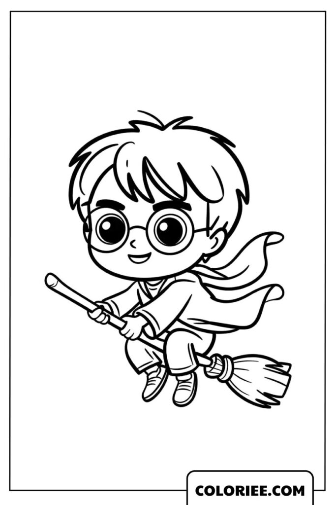 Coloriage Harry Potter Dessins Magiques Imprimer coloriage-harry-potter-dessins-magiques-imprimer