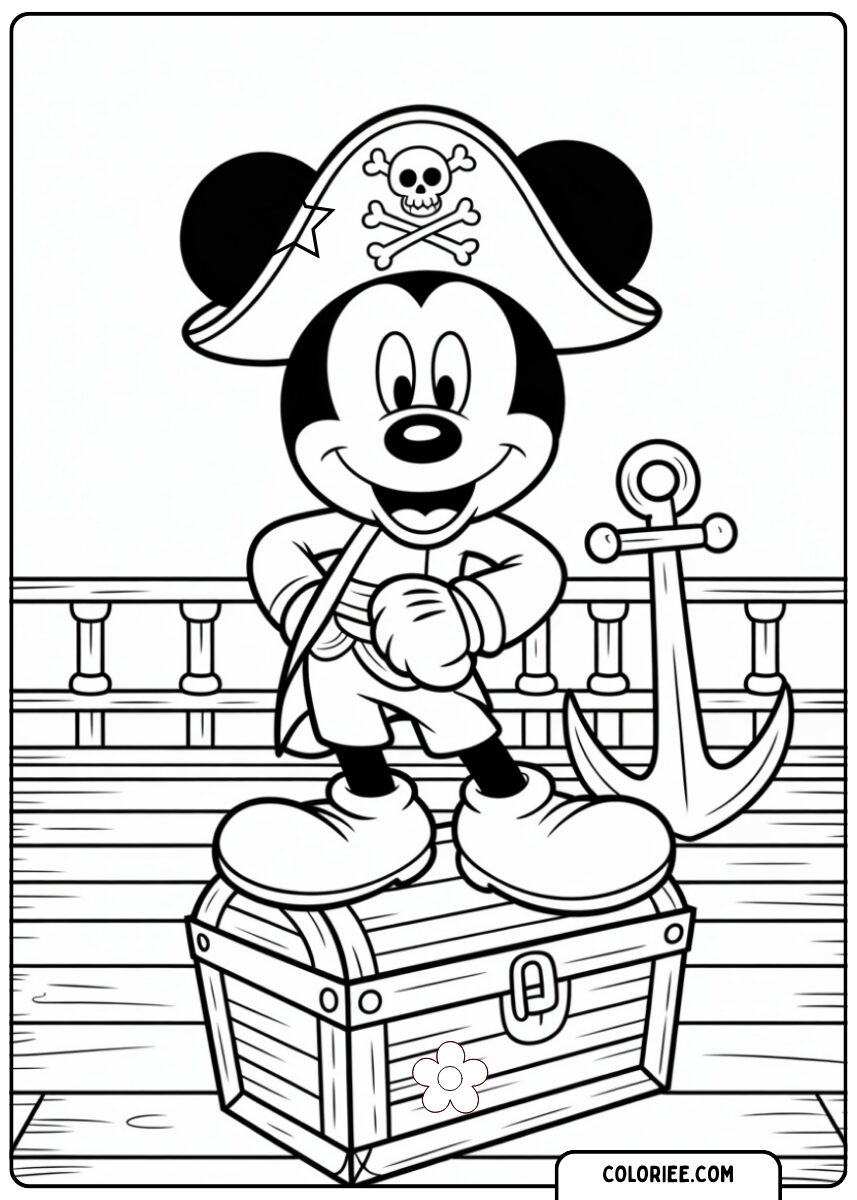 Mickey le pirate
