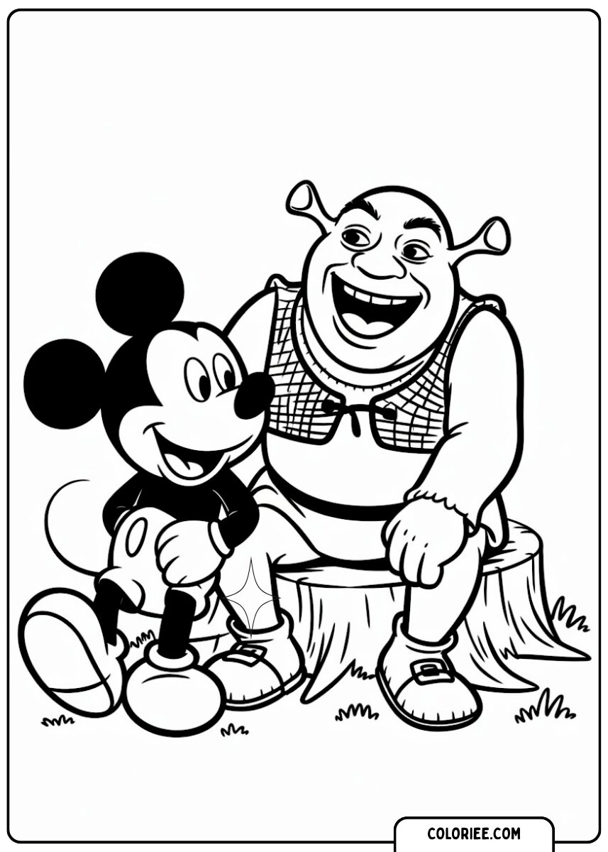 Mickey et Shrek