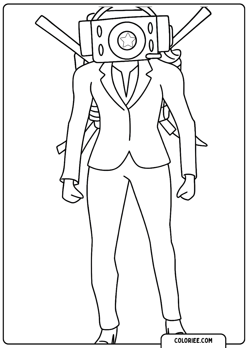 Skibidi Business Woman