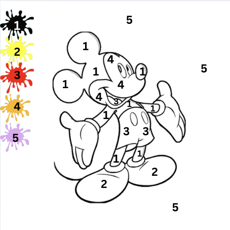 Coloriage Mickey Mouse