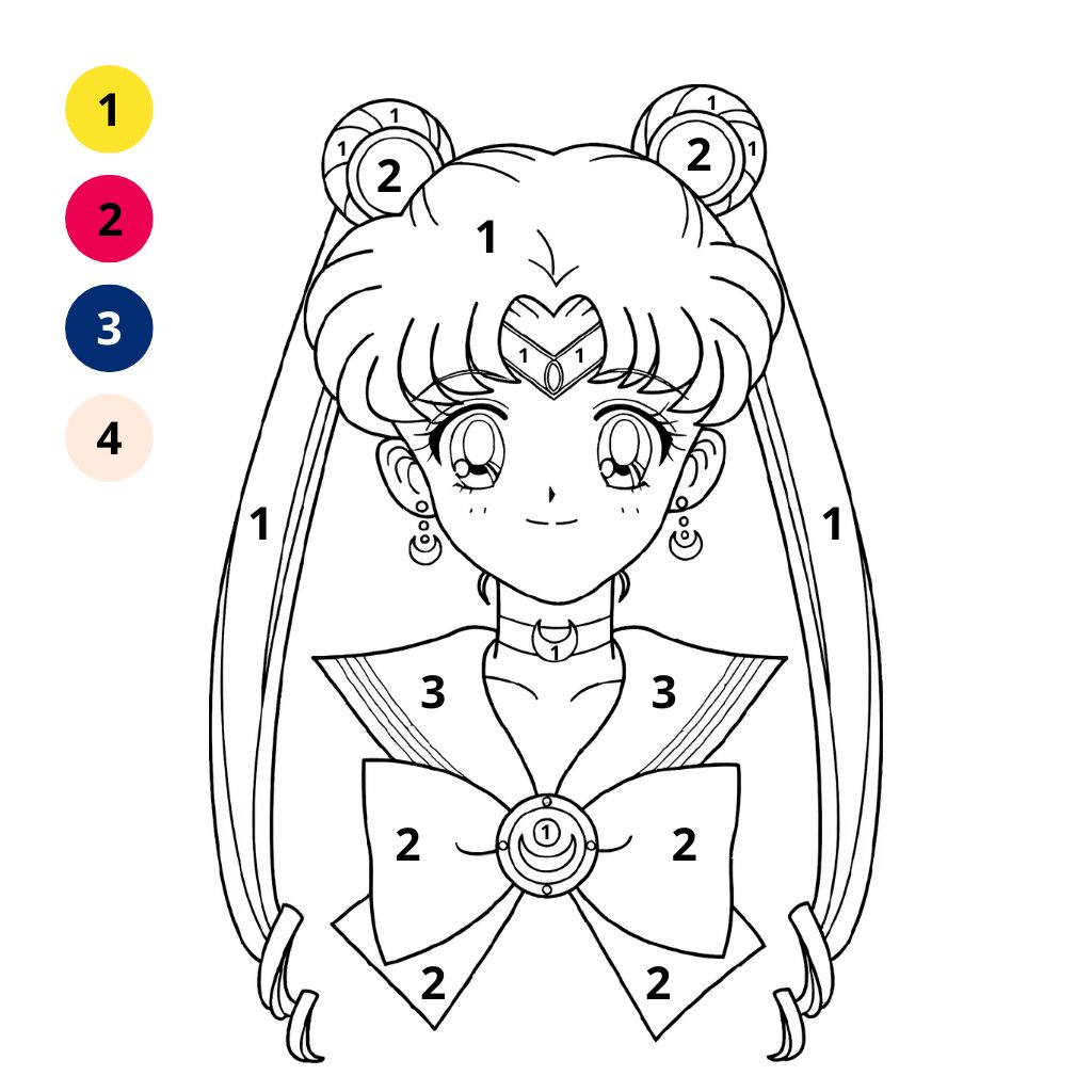 Manga coloring page