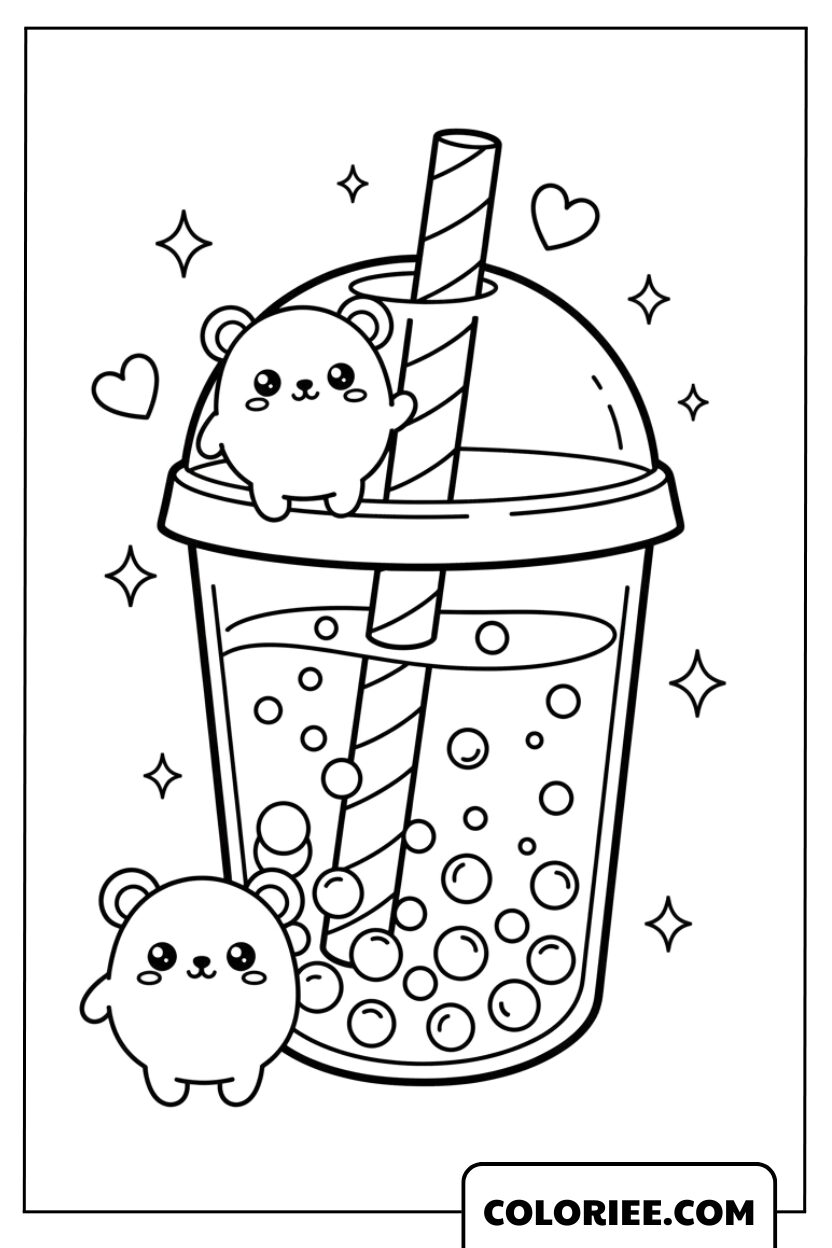 Bubble Tea Ourson Tout Mignon