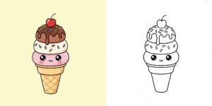 Coloriage Glace ft