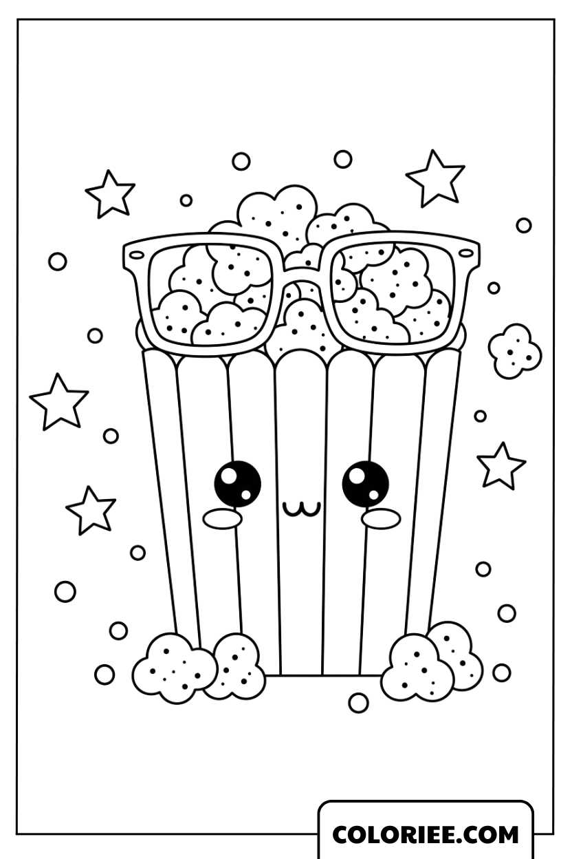 Popcorn à Lunettes Trop Stylé