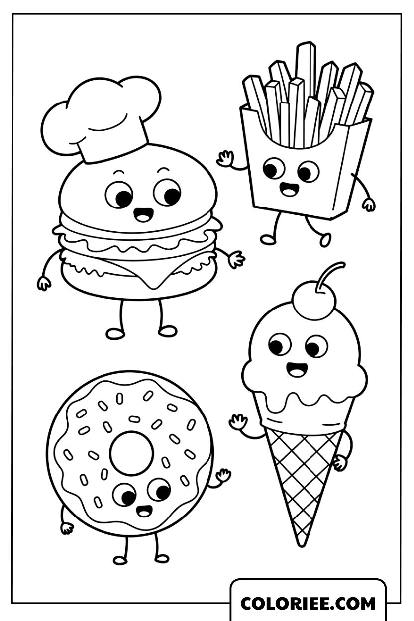 Quatuor de Friandises Rigolotes