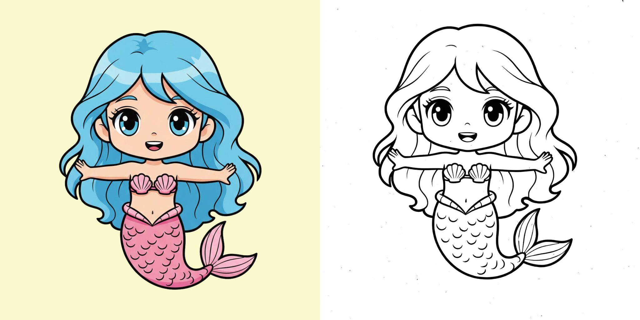 coloriage sirene ft