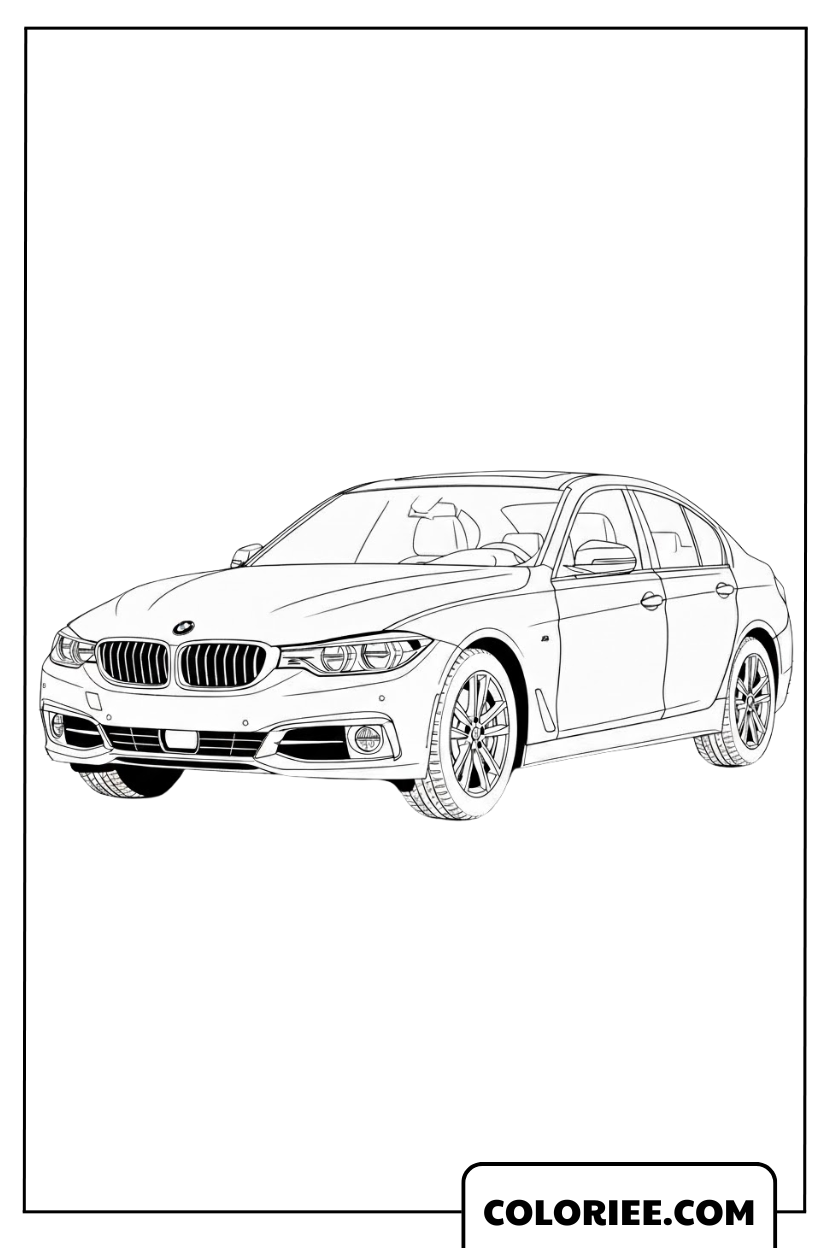 BMW élégante au design moderne