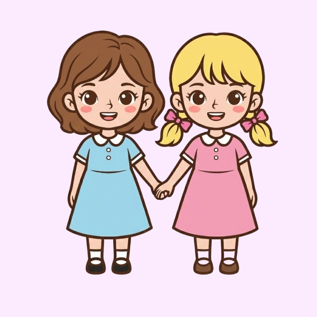 Coloriage BFF mignonne par numéros
