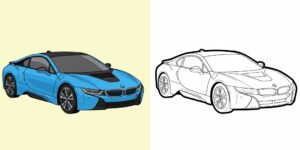 Coloriage BMW ft
