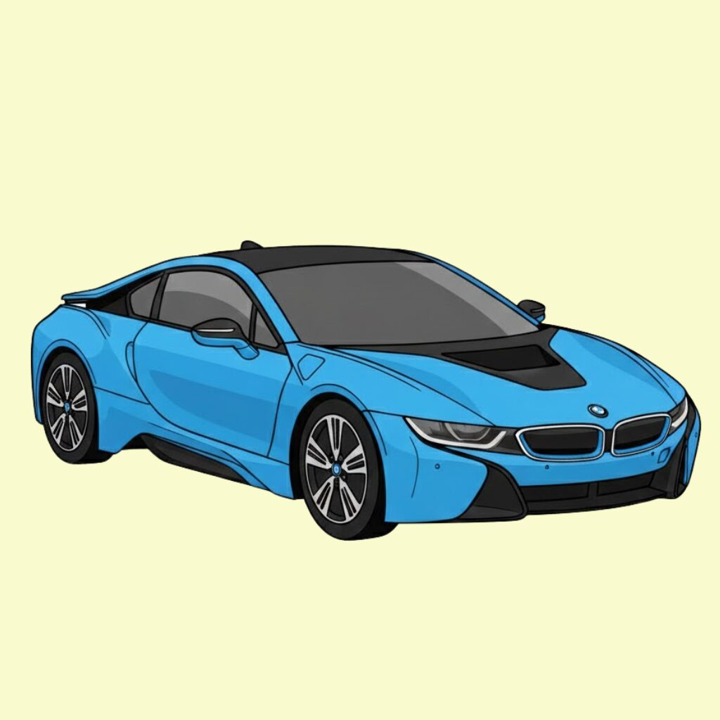 Coloriage BMW ultra stylé par numéros