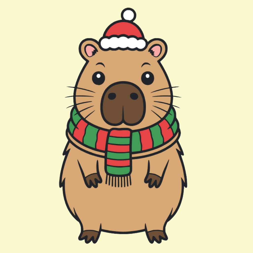 Coloriage Capybara par numéros