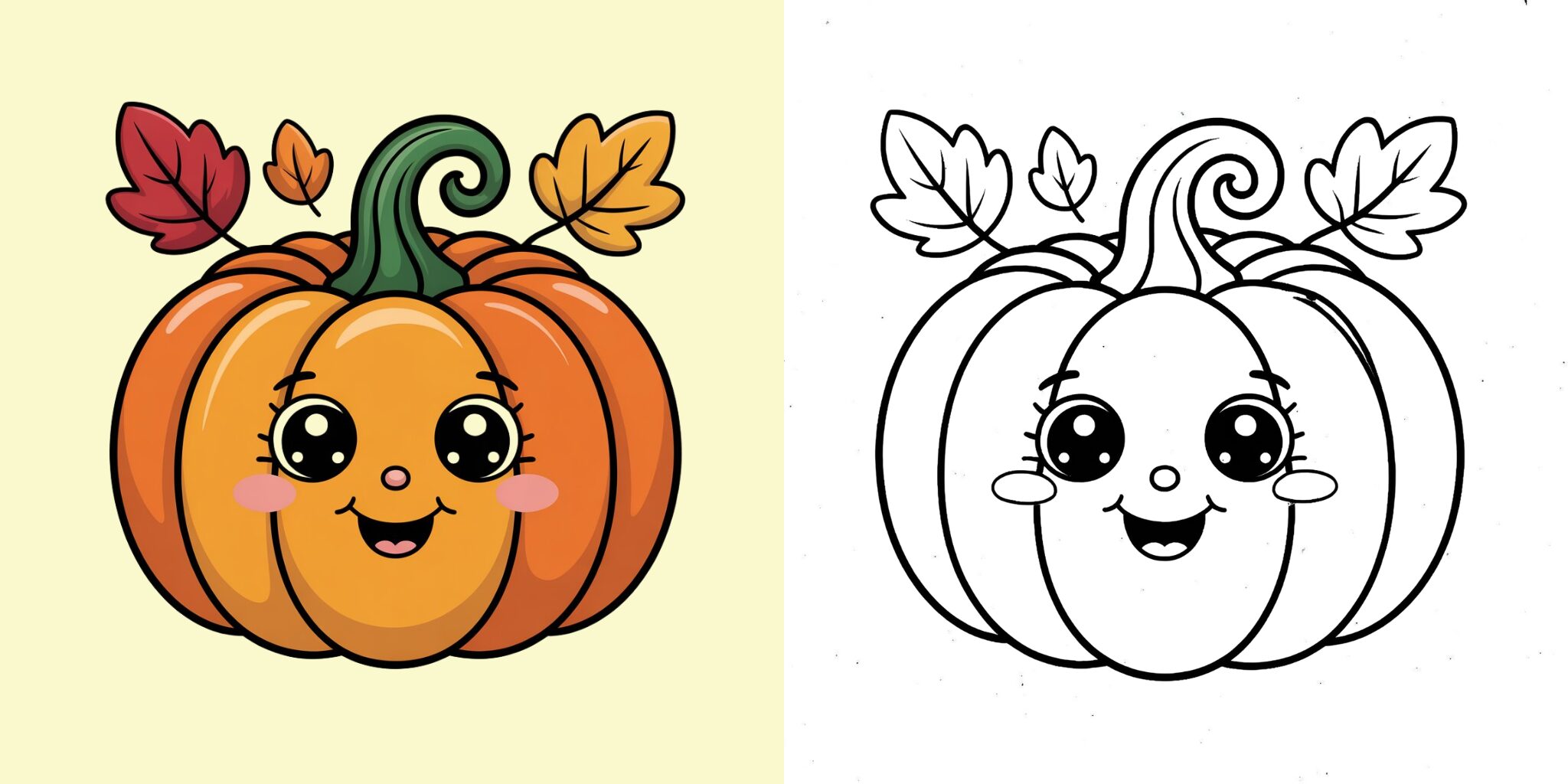 _Coloriage Citrouille ft