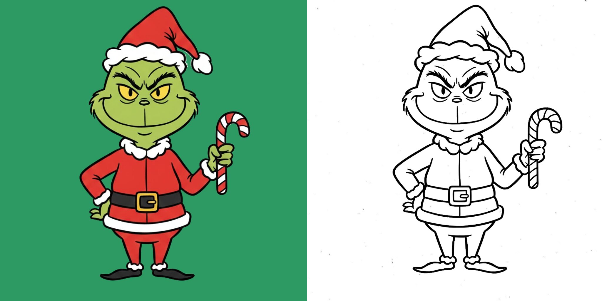 Coloriage Grinch ft