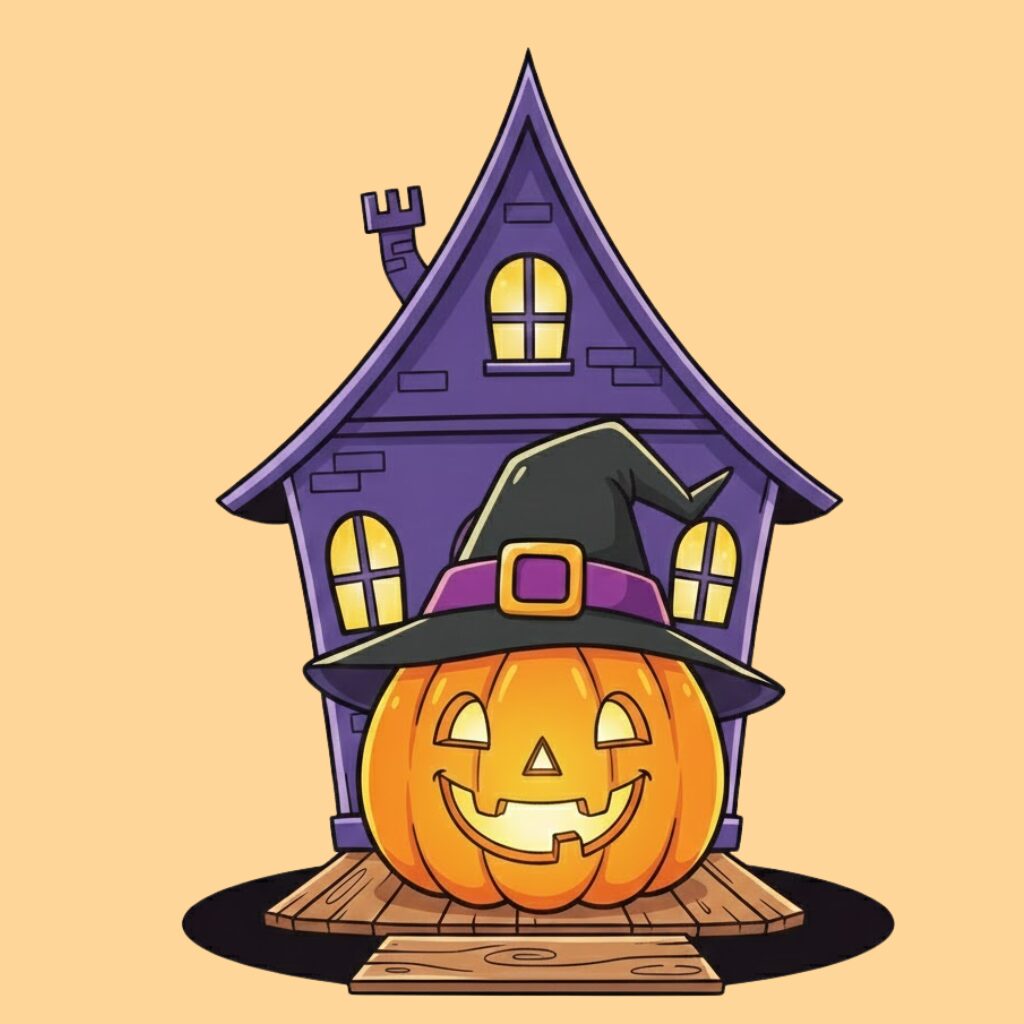 Coloriage Halloween par numéros
