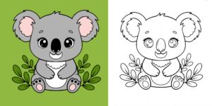 Coloriage Koala ft