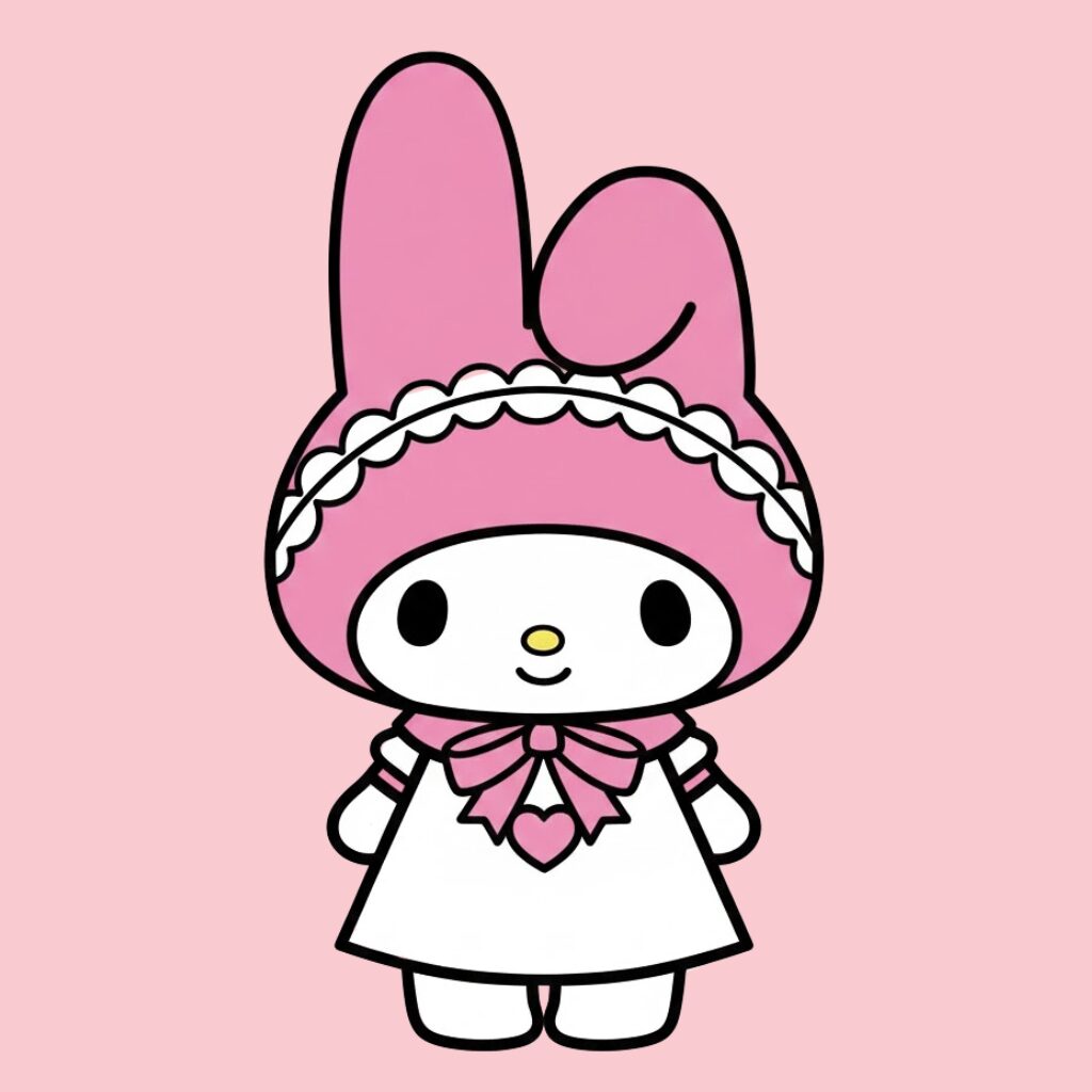 Coloriage My Melody adorable par numéros