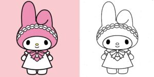 Coloriage My Melody ft