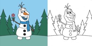 Coloriage Reine Des Neiges ft