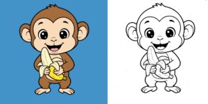 Coloriage Singe ft