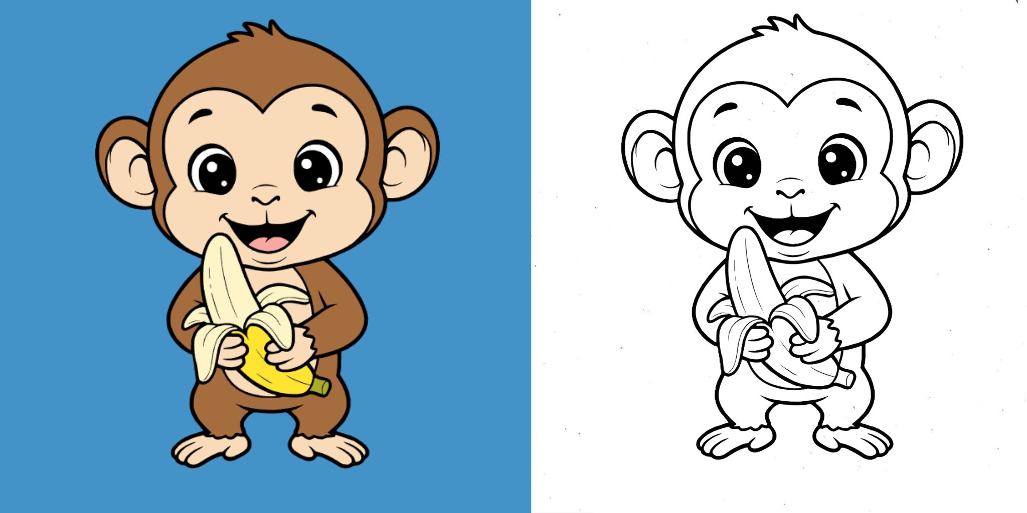 Coloriage Singe ft