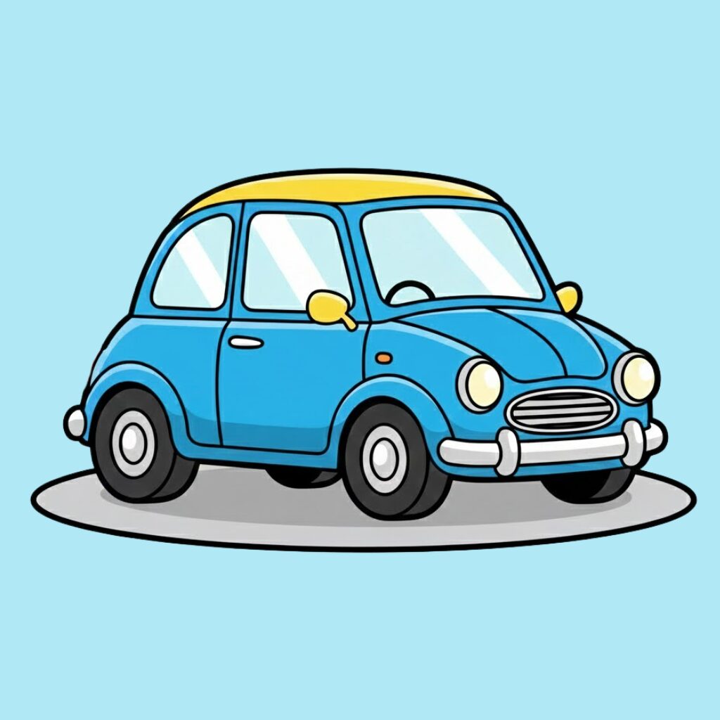 Coloriage voiture par numéros