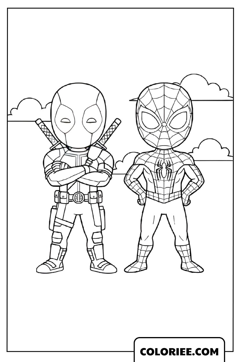 Deadpool et Spider-Man : l'adorable duo de super-héros