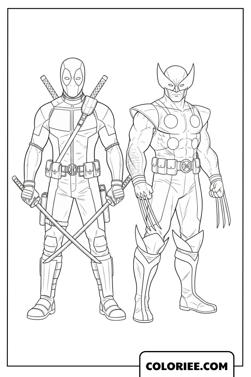 Deadpool et Wolverine le duo légendaire de Marvel