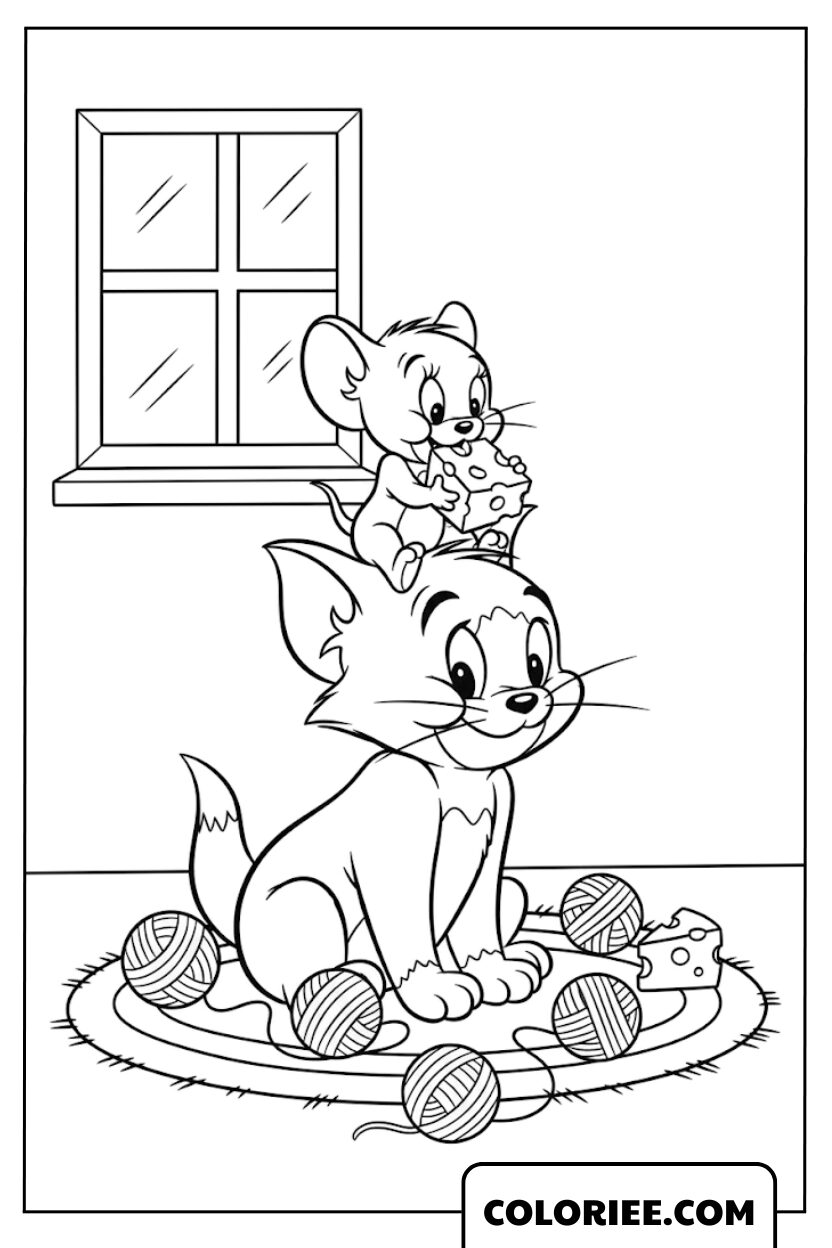 Dessin Tom & Jerry – Un Moment de Malice Adorable