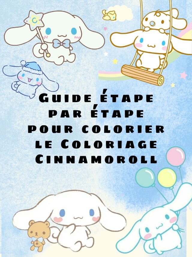 Guide étape par étape pour colorier le Coloriage Cinnamoroll