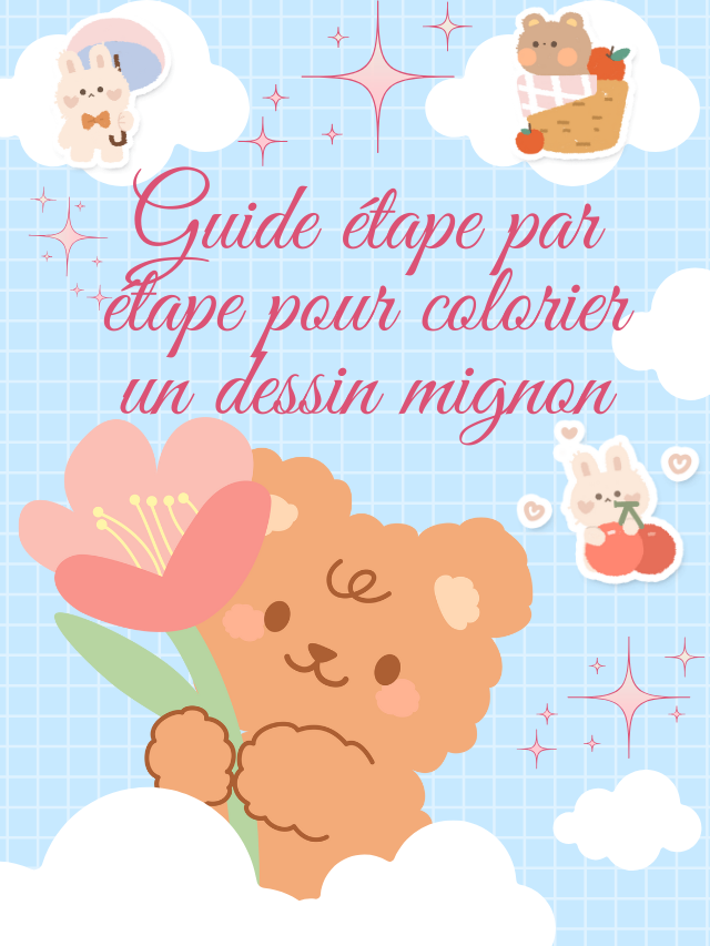 Guide étape par étape pour colorier un dessin mignon