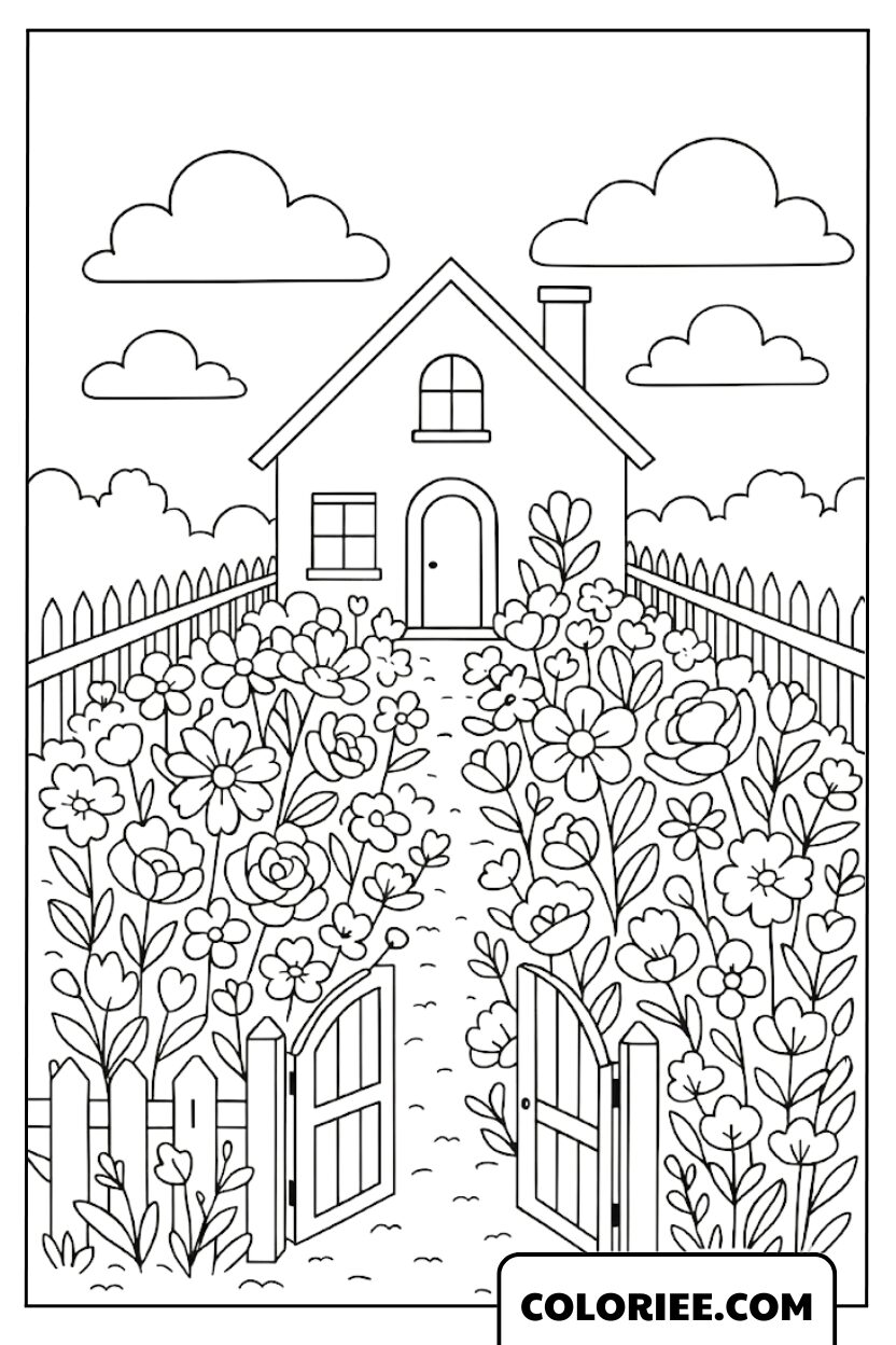 La Maison au Chemin Fleuri Magnifique