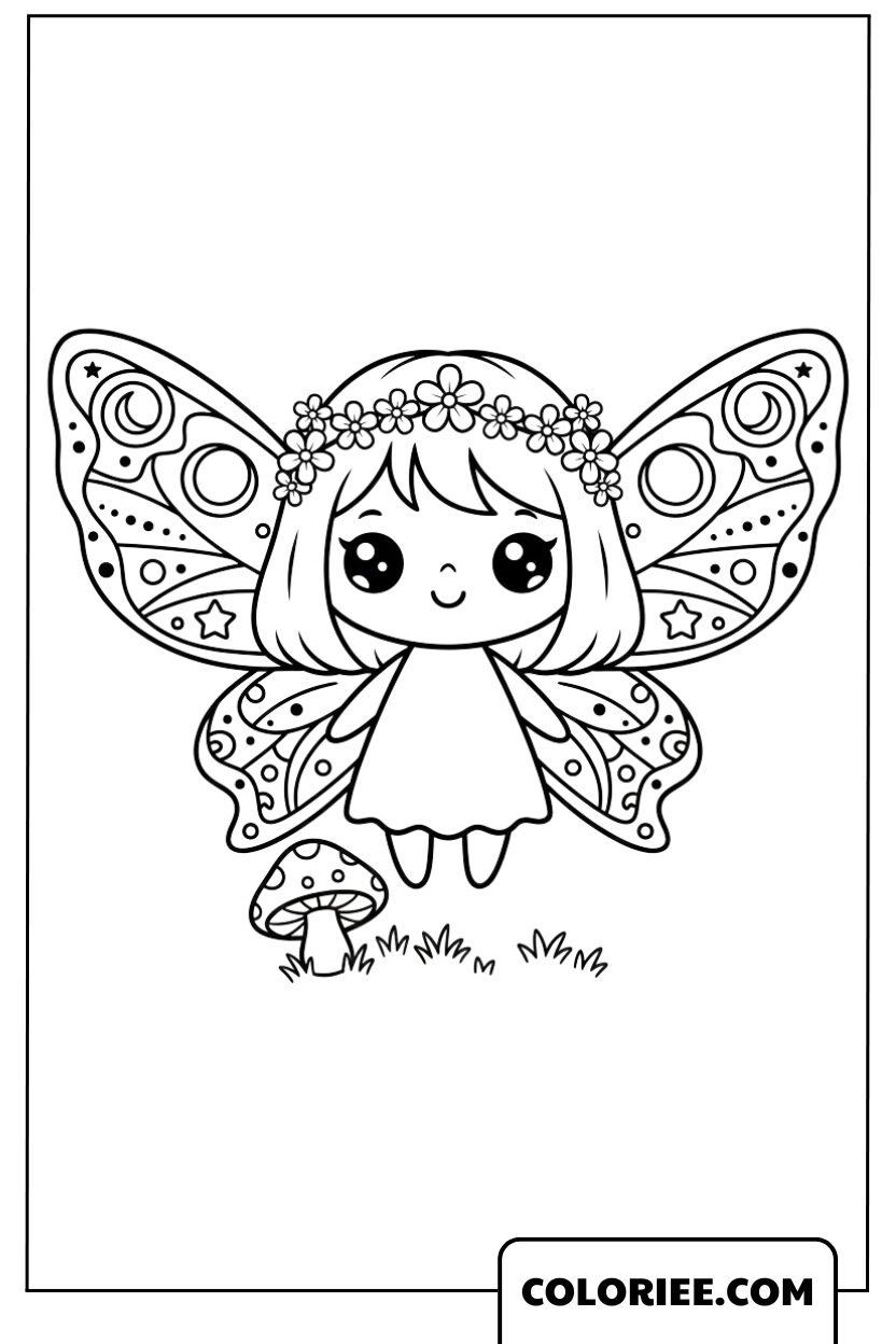 La Petite Fée Papillon dans le Jardin Enchanté