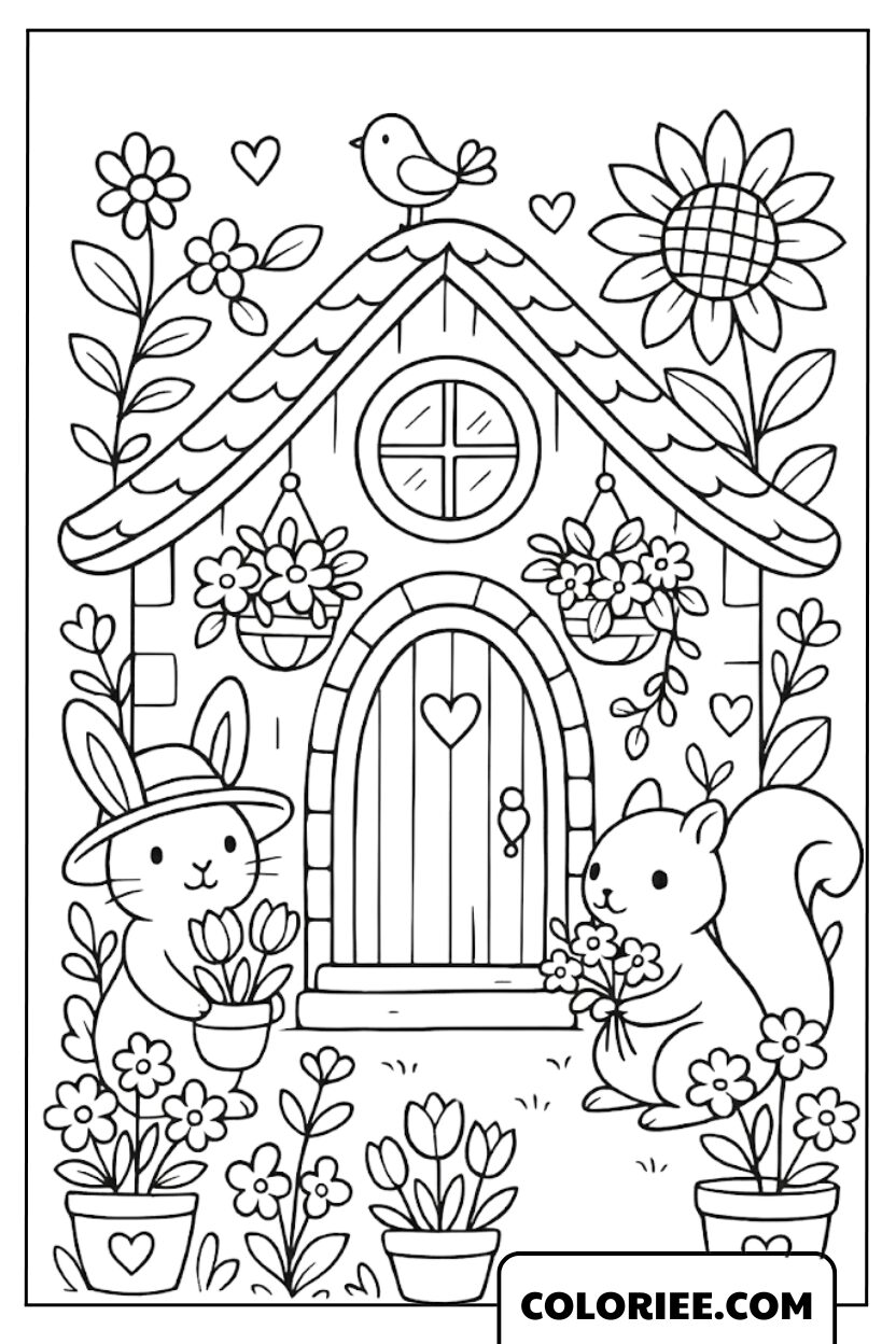 La Petite Maison Féérique du Lapin et de l’Écureuil
