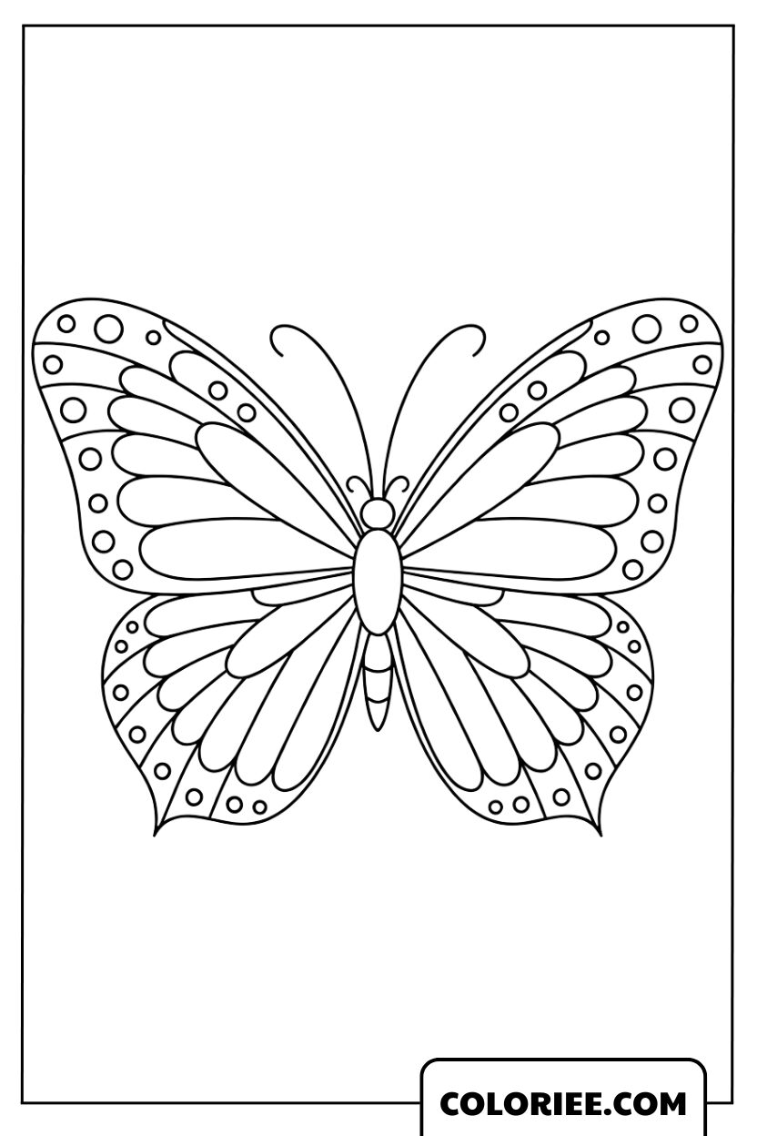 Le Papillon Majestueux aux Ailes Parfaites