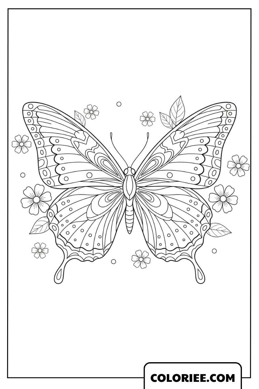 Les Ailes Majestueuses du Papillon Printanier