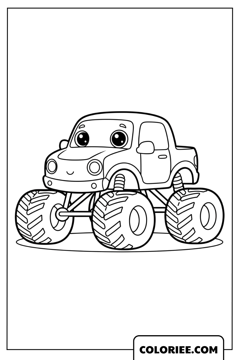 Monster Truck mignon pour enfants